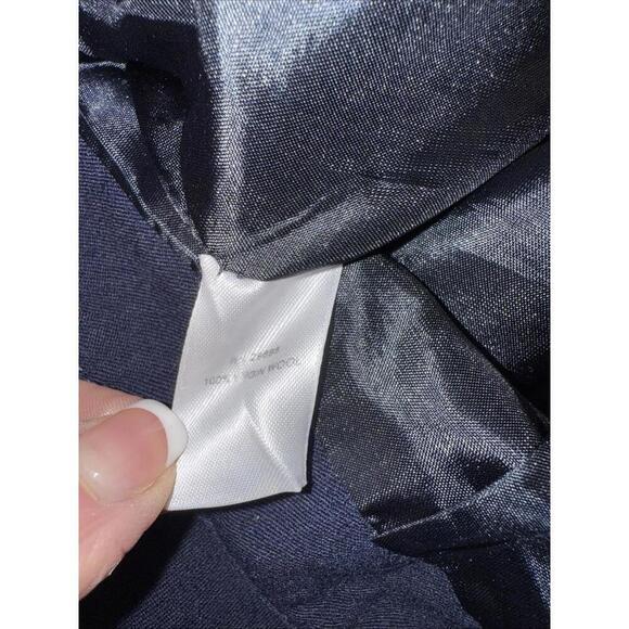 Pendleton Savvy Stretch Virgin Wool Skirt Navy Business Career Designer Luxury 6 - Picture 10 of 14